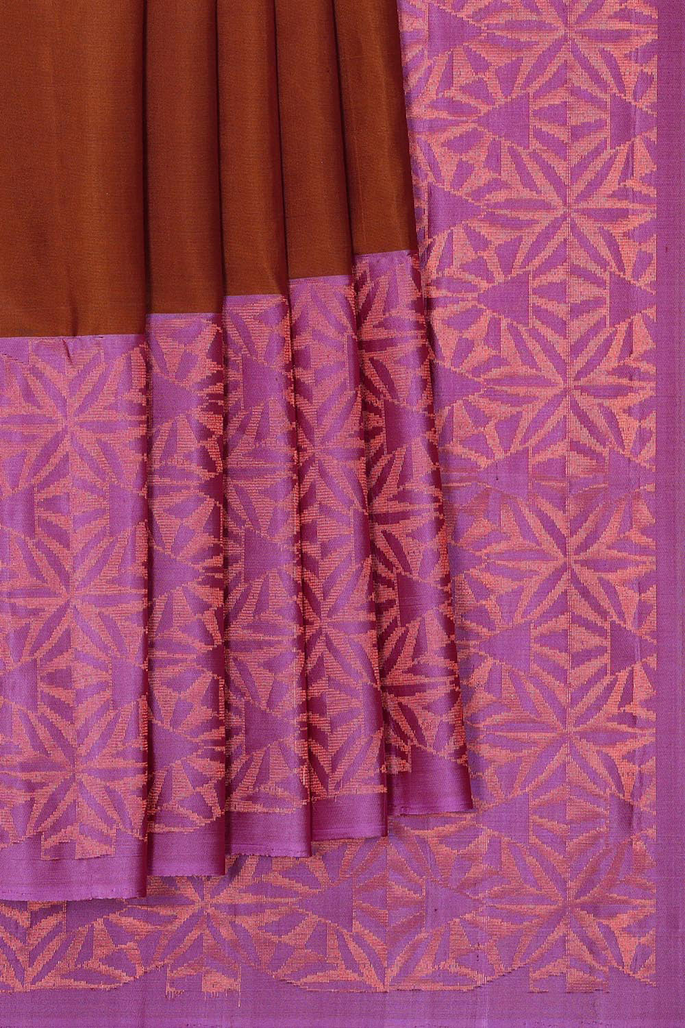 Image of Simple Yet Elegant Brown Saree